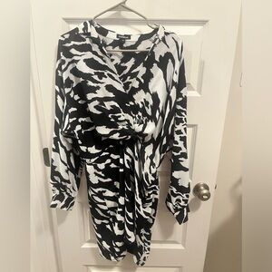 Express Wrap Mini Dress